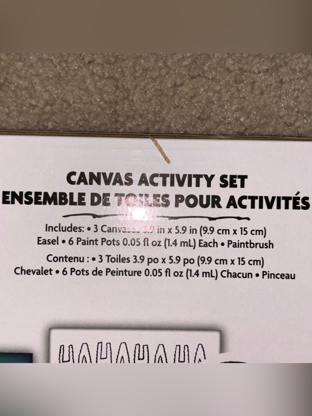 Peanuts Canvas Activity Set, 3 Canvases To Paint/Display/Brushes. New In Box - Picture 11 of 11